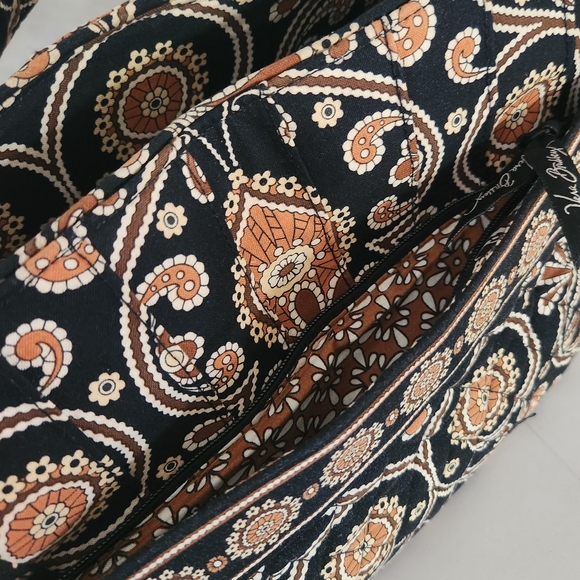 Vera Bradley EUC Y2K Brown Caffe Quilted Shoulder Bag - Picture 3 of 16